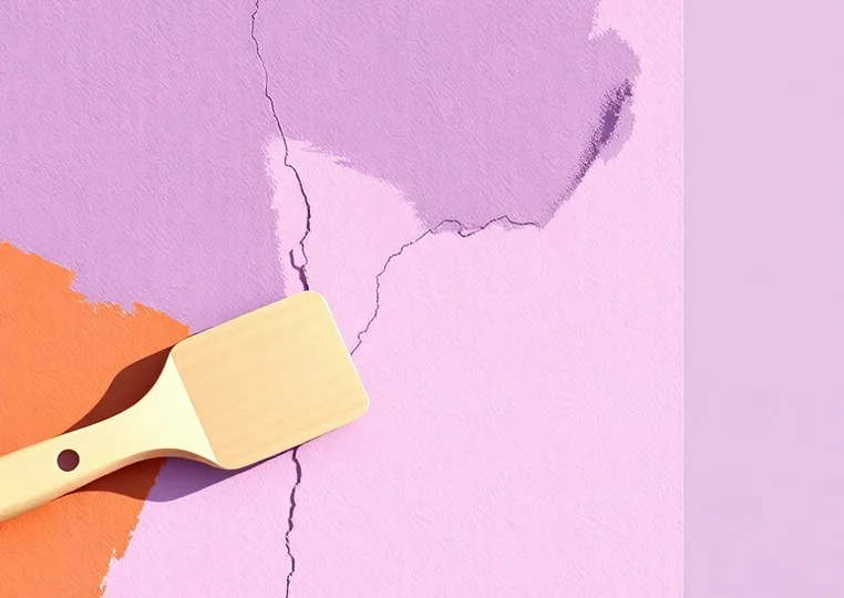 Ponçage et rebouchage des fissures avant mise en peinture