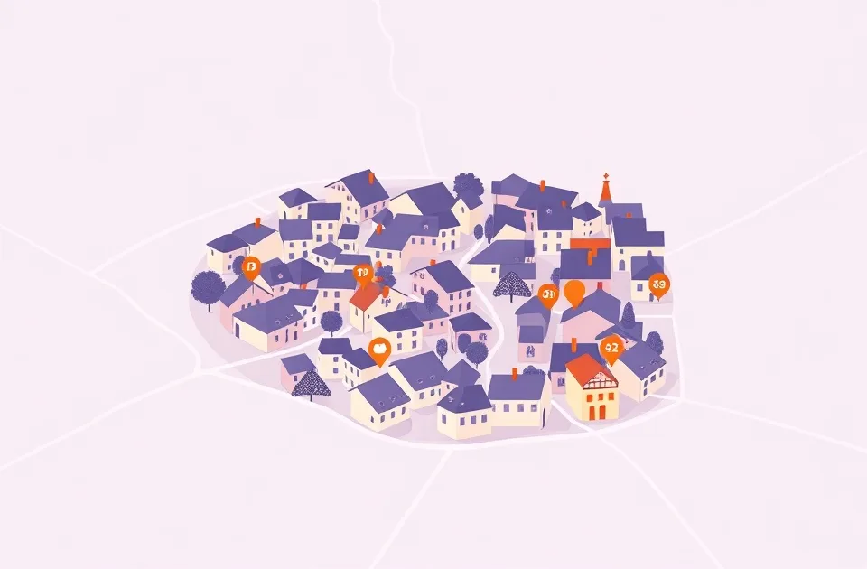 Carte du secteur d'intervention autour de Valence (26000)